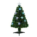 4ft Pre-Lit Fibre-Optic LED Christmas Tree – Warm White Glow