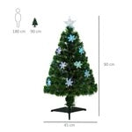 4ft Pre-Lit Fibre-Optic LED Christmas Tree – Warm White Glow